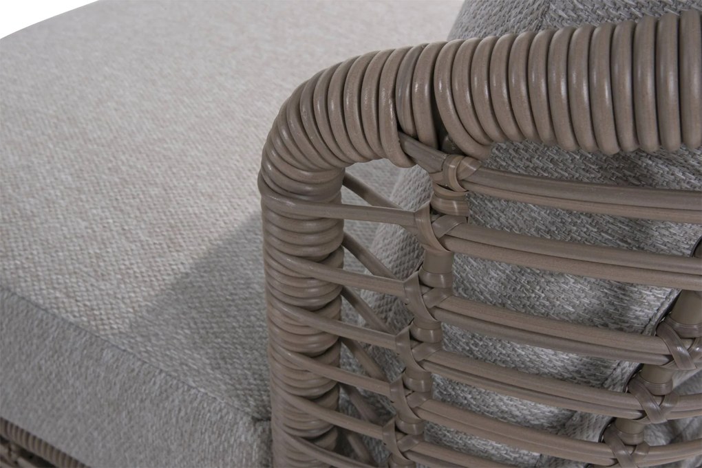 4 Seasons Outdoor Lugano bistroset pure met Pablo bijzettafel      beige weerbestendig