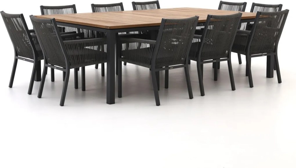 Diningset Manifesto | 10 personen | Tuinset teakhout | 11-delig | Kees Smit Tuinmeubelen