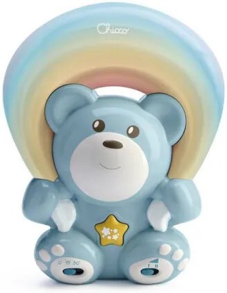 Rainbow Bear - Blue - Nachtlamp slaaptrainer