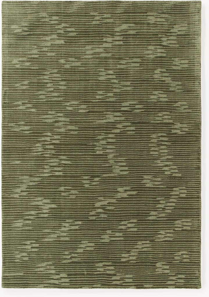 Handgeweven lyocell vloerkleed Oriana