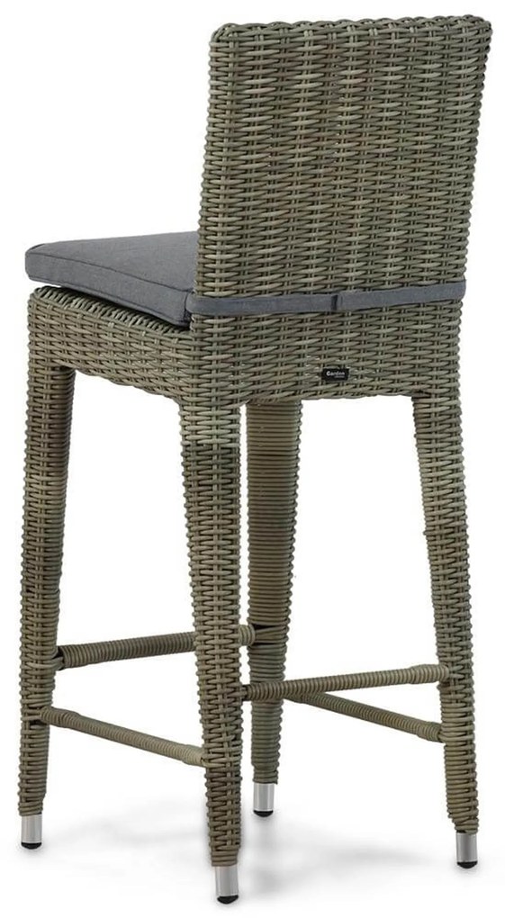 Garden Collections York Barchair Natural Wicker Taupe