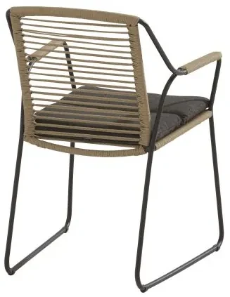 4 Seasons Outdoor | Scandic tuinset met Derby tafel 240 cm met sportbench Tuintafel houtkleur weerbestendig