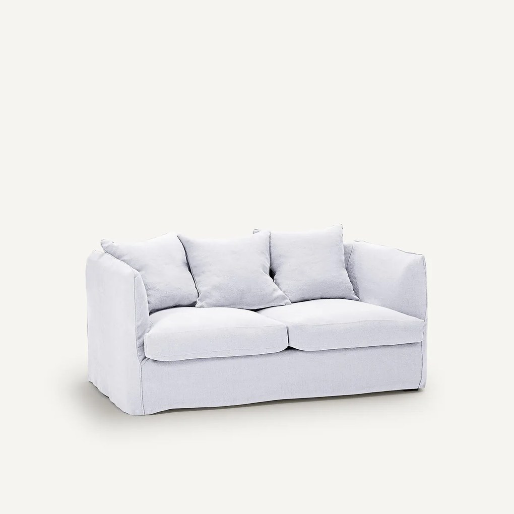 2-zitsbank in stonewashed linnen, Néo Chiquito