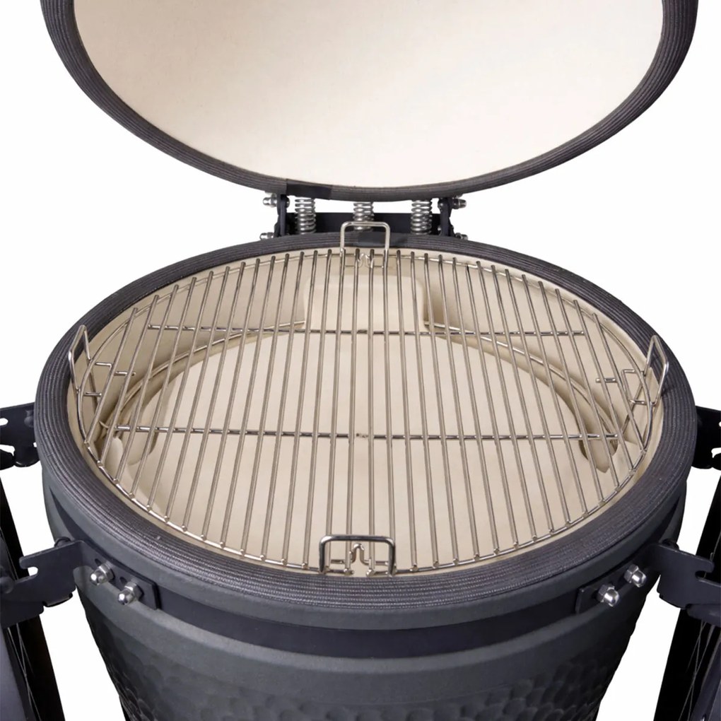 Moddern charcoal grey Complete kamado - houtskoolbarbecue