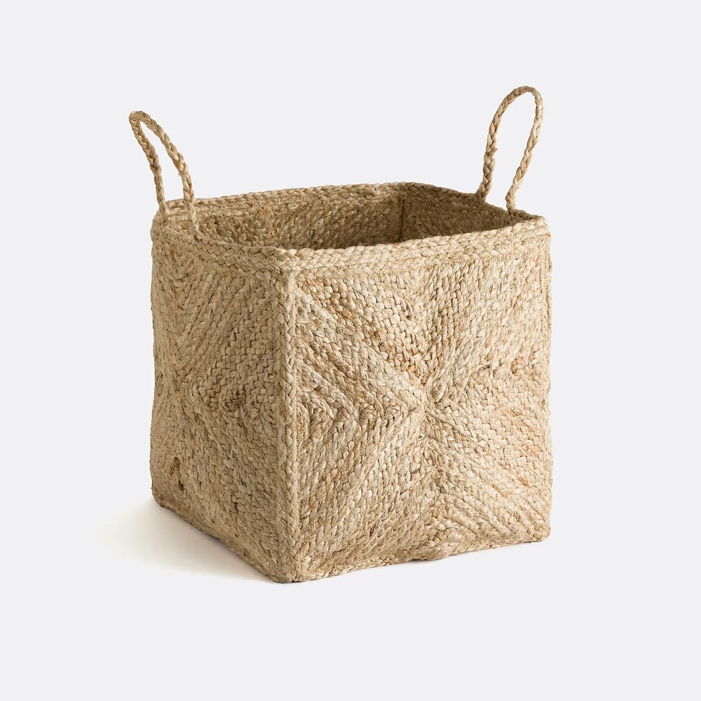 Mand in gevlochten jute , Jutlo