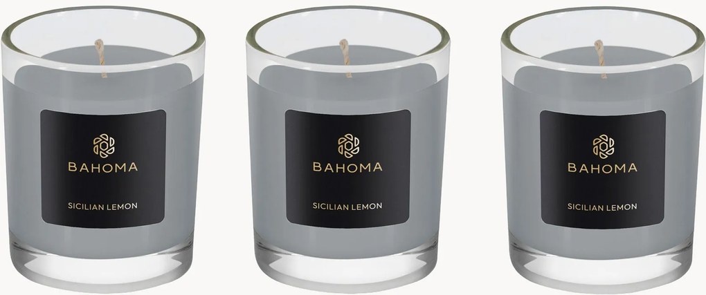 Reiskaarsenset (Ash Sicilian Lemon), 3-delig
