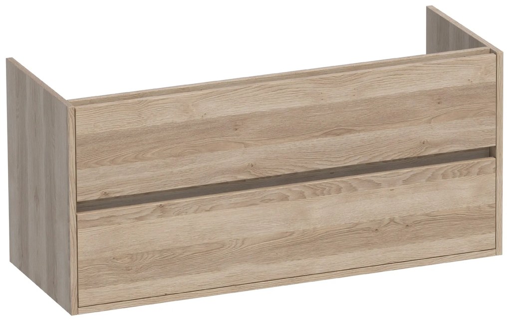 Sanituba NEXXT onderkast voor dubbele wasbak 120cm legno calore