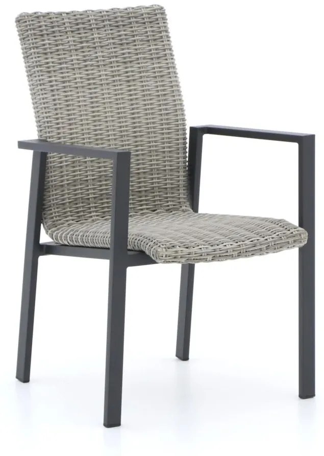 Dining tuinstoel | Manifesto  Villongo | Wicker (vlechtwerk) | Grijs | Stapelbaar | Kees Smit Tuinmeubelen