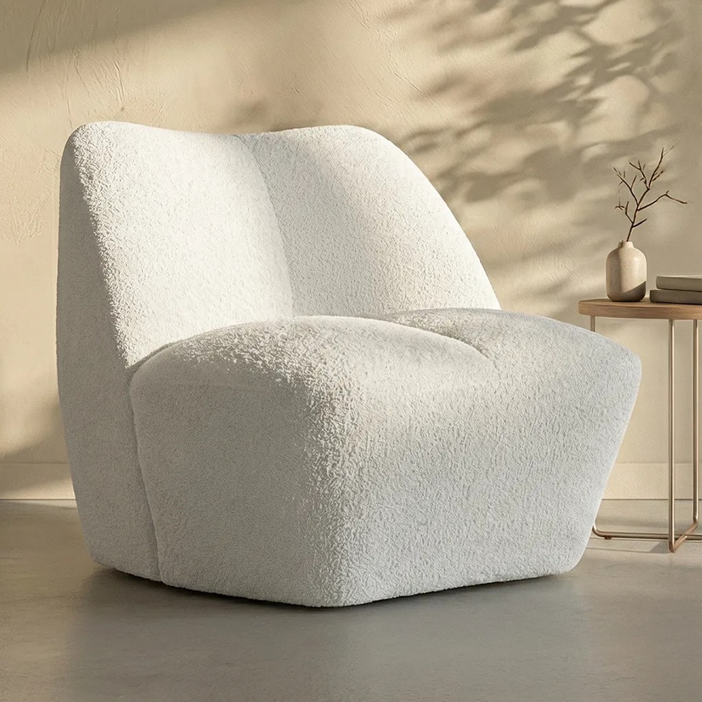Moderne Fauteuil Creme