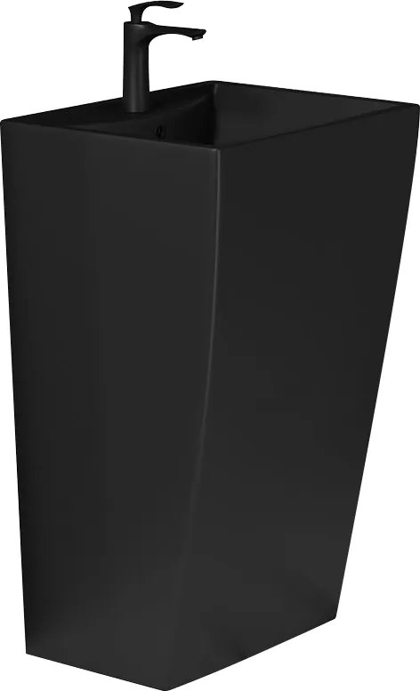 Mexen Oda vrijstaande wastafel 47 x 42 cm, mat zwart - 26124770