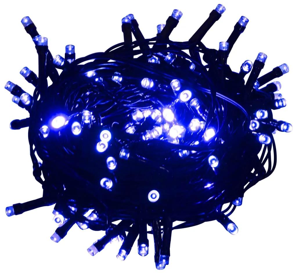 vidaXL Lichtsnoer met 400 LED's met 8 lichteffecten 40 m blauw