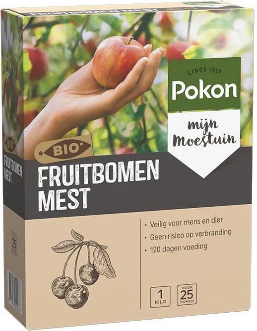 Pokon meststof voor fruitbomen - 1 kg - voor 10m² - bio