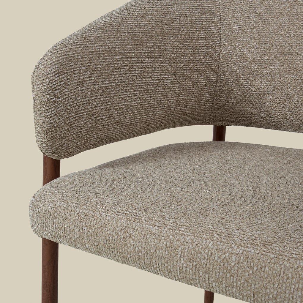 Walnoot Eetkamerstoel Met Armleuningen