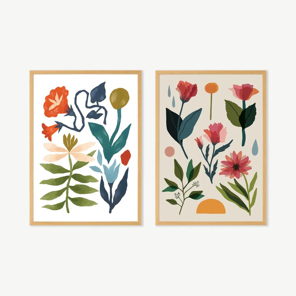 Sophie Potter, 'Botany', set van 2 ingelijste prints (meer formaten beschikbaar)