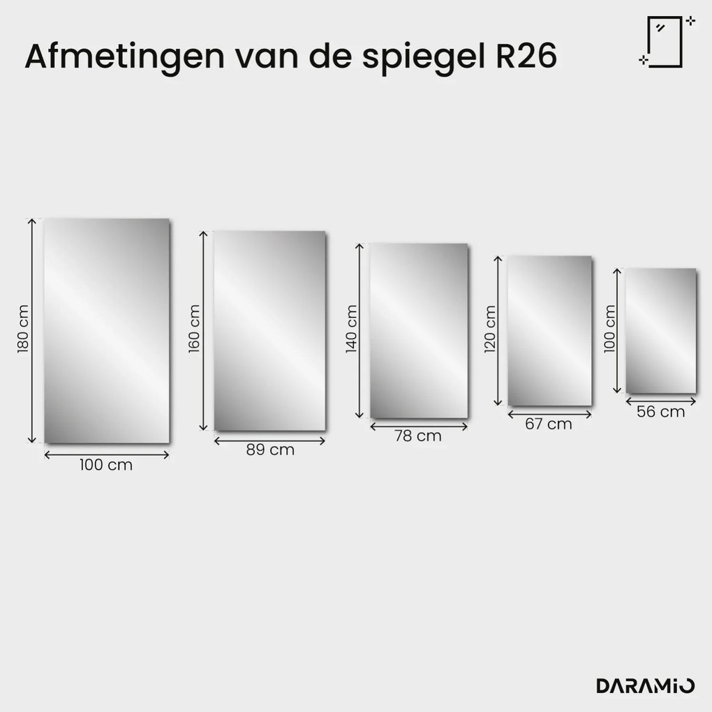 Spiegel met facetrand – Pure Collection R26