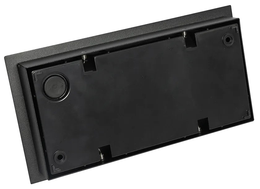 Moderne buiten wandlamp zwart incl. LED 2-lichts IP54 - Simon