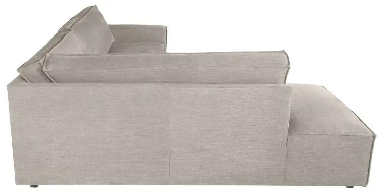Hoekbank - Marken - links - Bjorn grof geweven beige 24