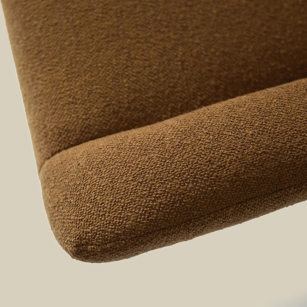 Draaibare Fauteuil Caramel Boucle