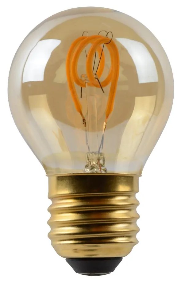Lucide Bulb dimbare LED lamp 2200K E27 3W 4.5cm amber
