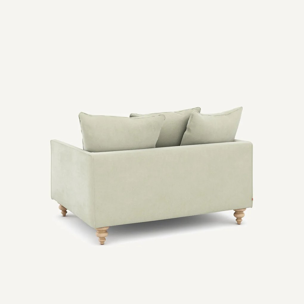 2-zits stonewashed fluwelen bank, Lazare