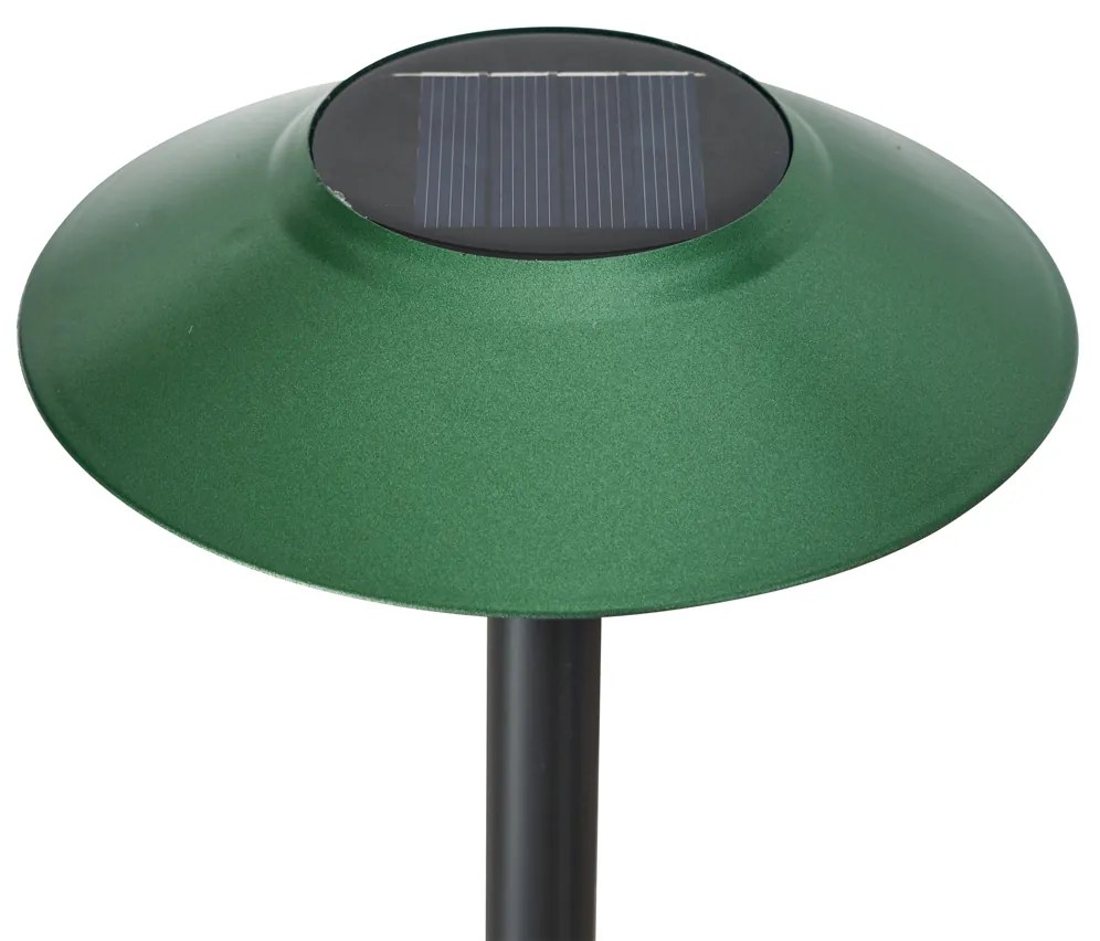 Set van 4 prikspots groen incl. LED IP44 solar - Mushroom