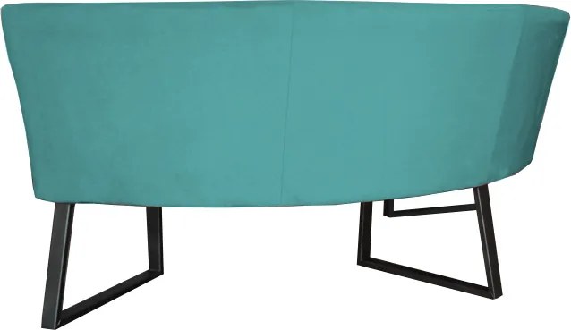 Eetkamerbank - Amsterdam - stof Element turquoise 15 - geschikt voor tafel 150 cm
