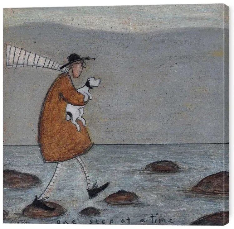 Schilderij op canvas Sam Toft - One Step at a Time