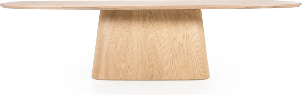 Eettafel Deens Ovaal Eiken Fineer 300 Cm - 300 X 110cm.