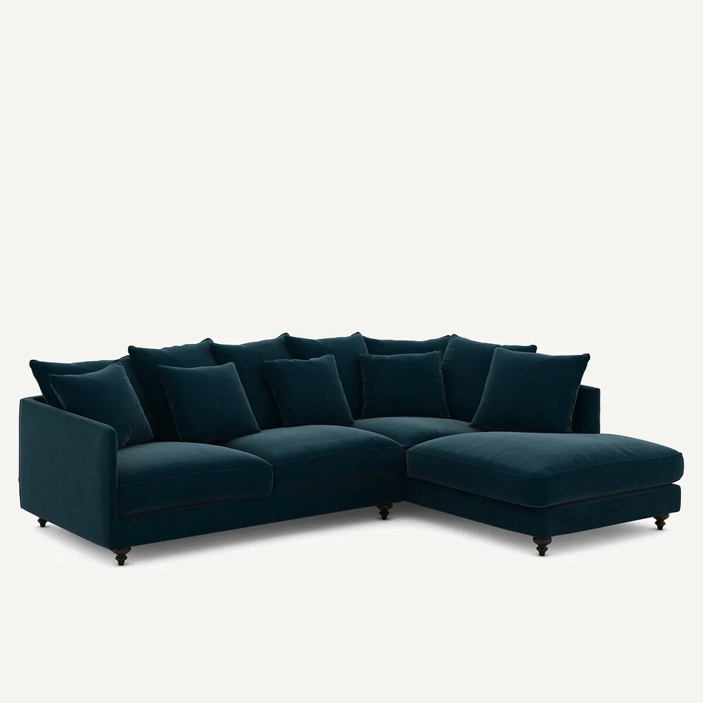 Fluwelen hoekslaapbank, Lazare