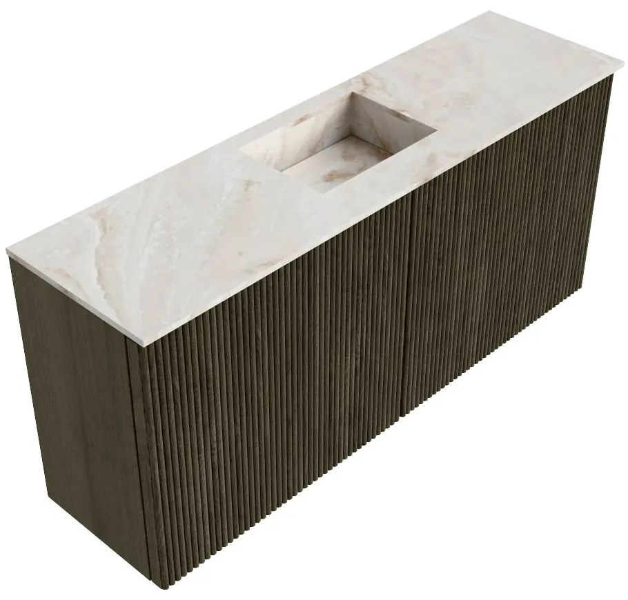 Mondiaz Joya DLux 90cm toiletmeubel shadow met wastafel faye midden zonder kraangat frappe