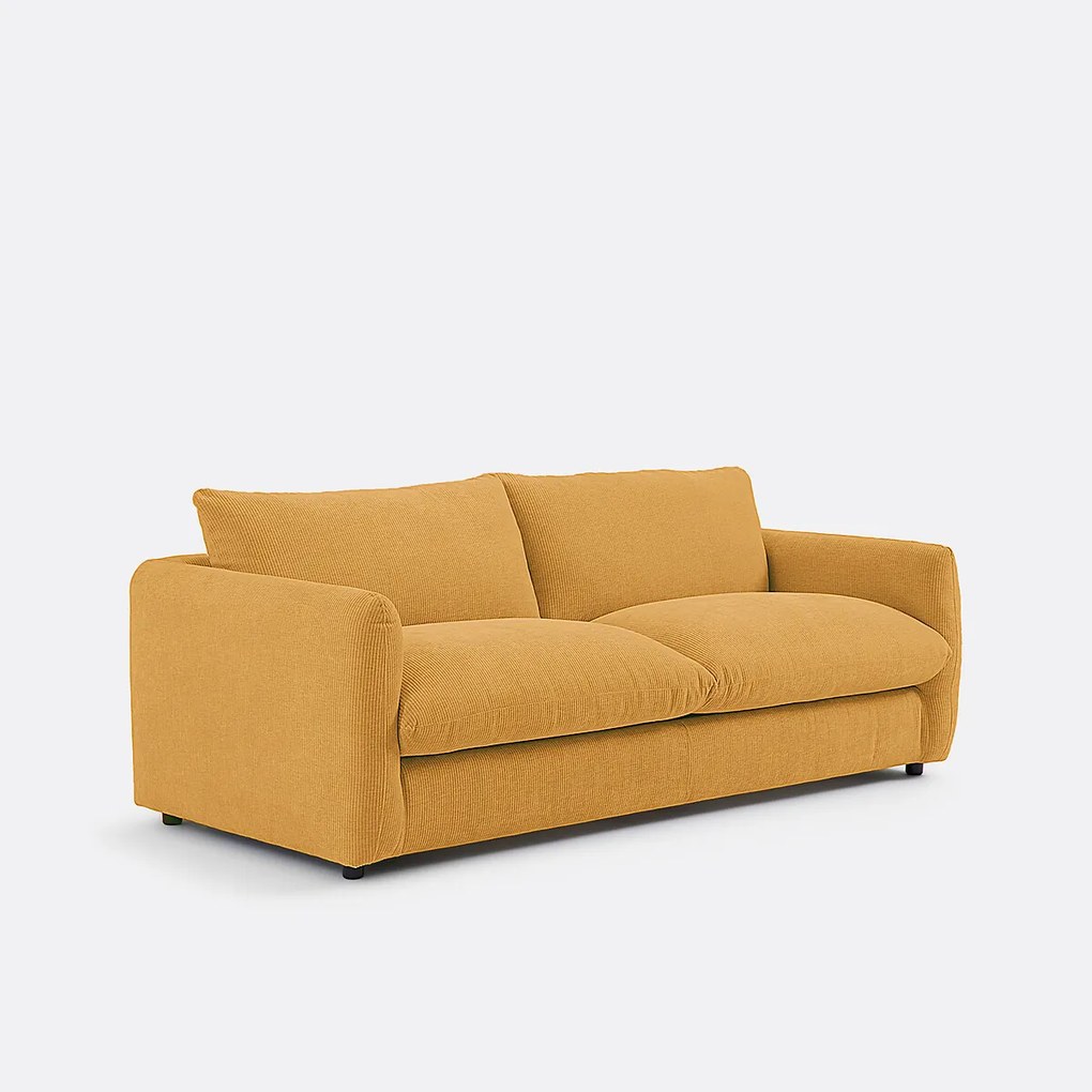 2-, 3-, 4-zits slaapbank.Yde fluweel met reliëf