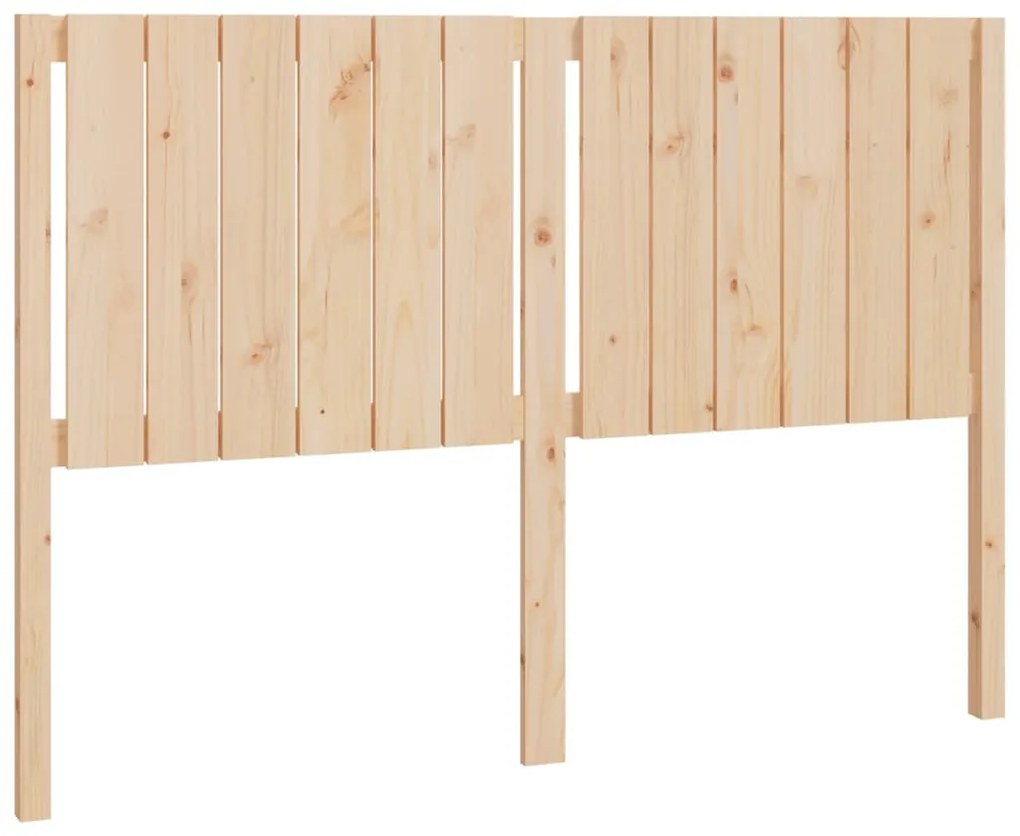 vidaXL Hoofdbord 145,5x4x100 cm massief grenenhout