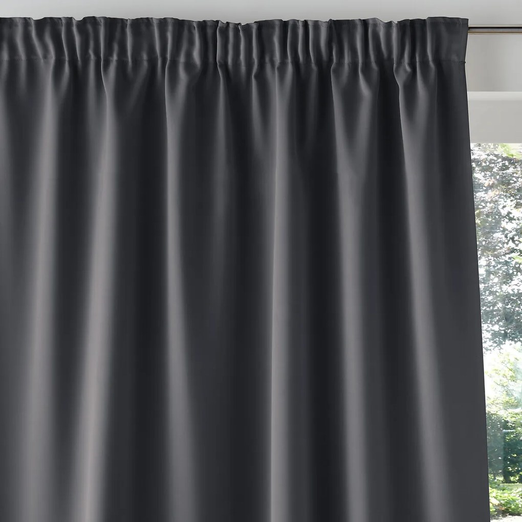 Verduisteringsgordijn, met aangerimpelde bies en golf, VODA