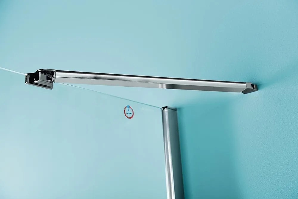 Polysan Zoom Line pendeldeur 180cm chroom