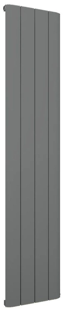 Eastbrook Peretti verticale aluminium radiator 180x28cm Antraciet 948 watt