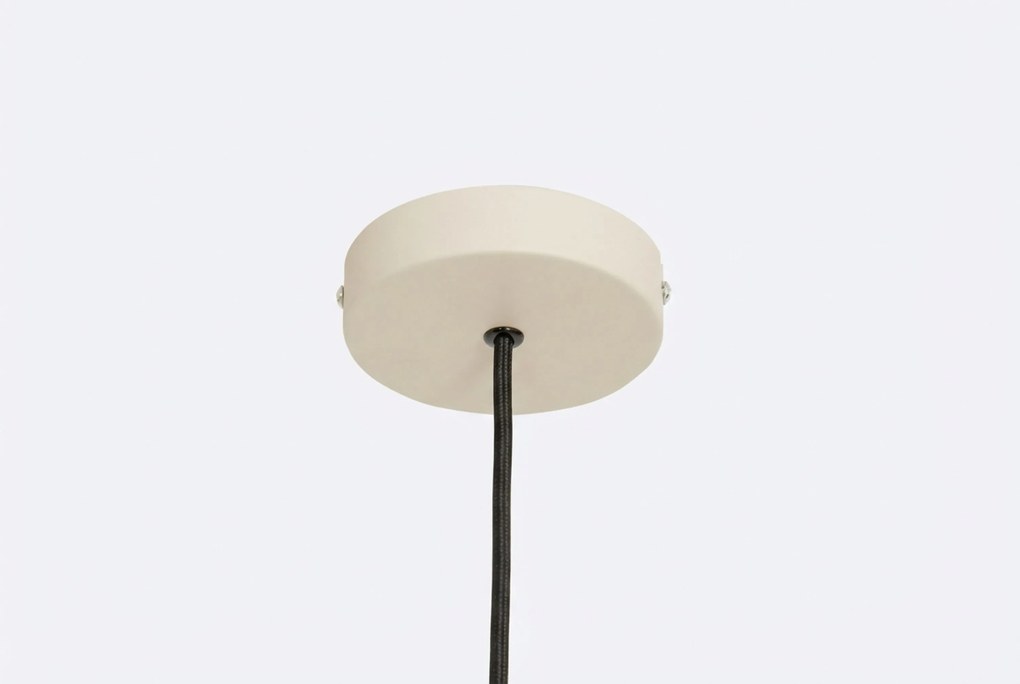 Japandi Hanglamp Beige Met Stoffen Kap - Plu Zand/Beige