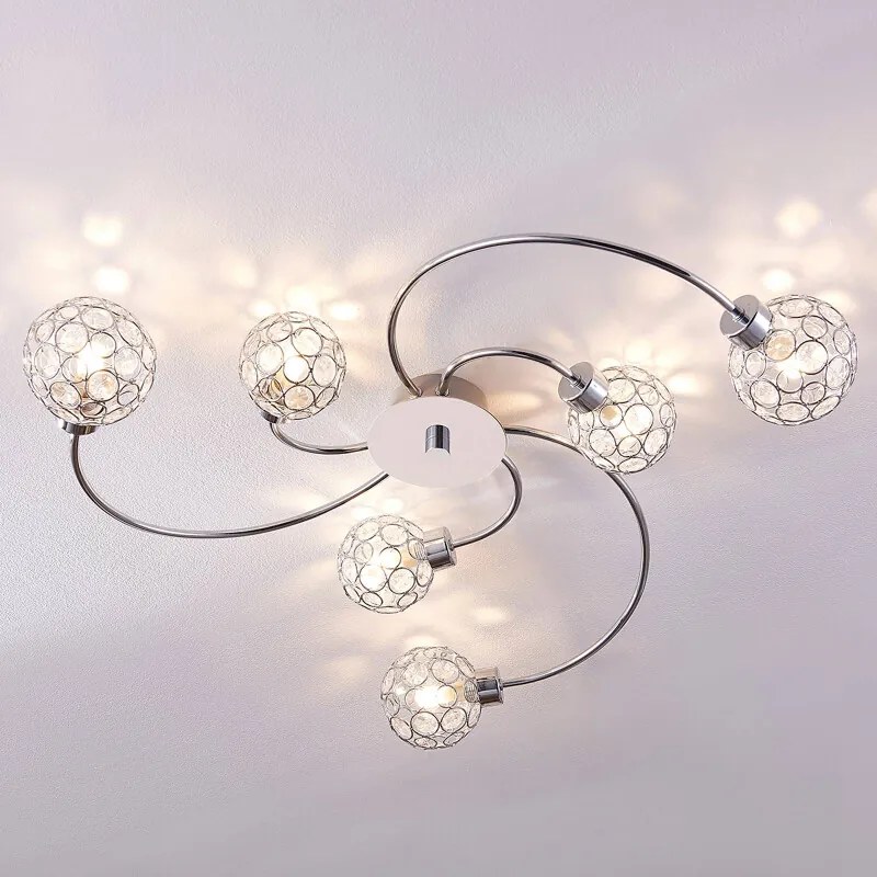 Decoratieve LEDplafondlamp Tyron lampen24 BIANO