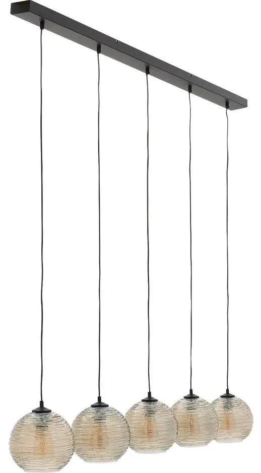 Goossens Hanglamp Soleil, Hanglamp met 5 lichtpunten