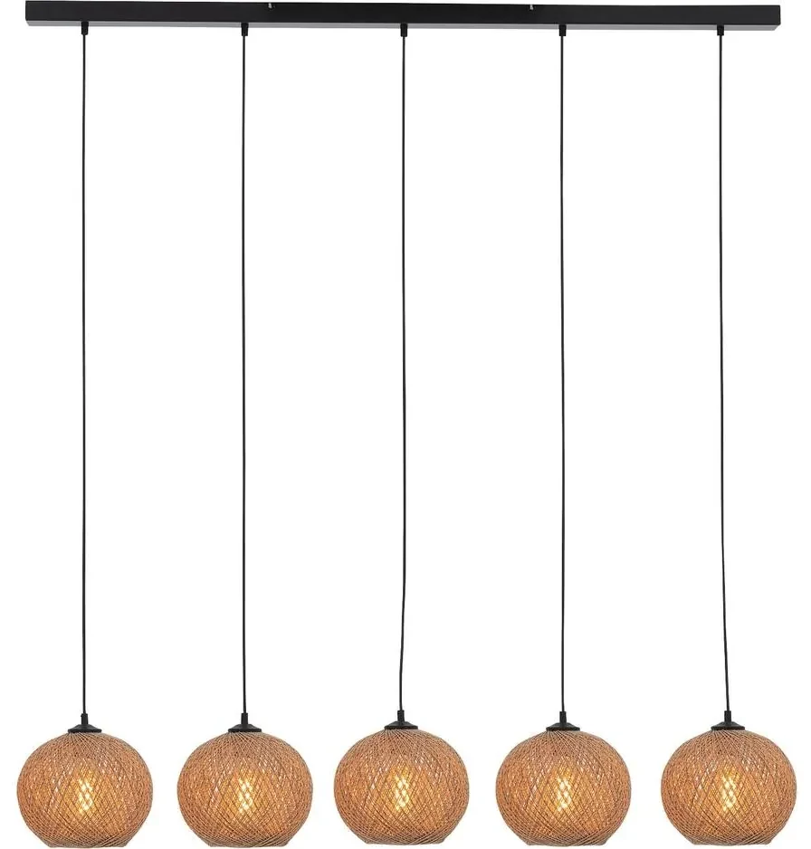 Goossens Hanglamp Noanne, Hanglamp met 5 lichtpunten
