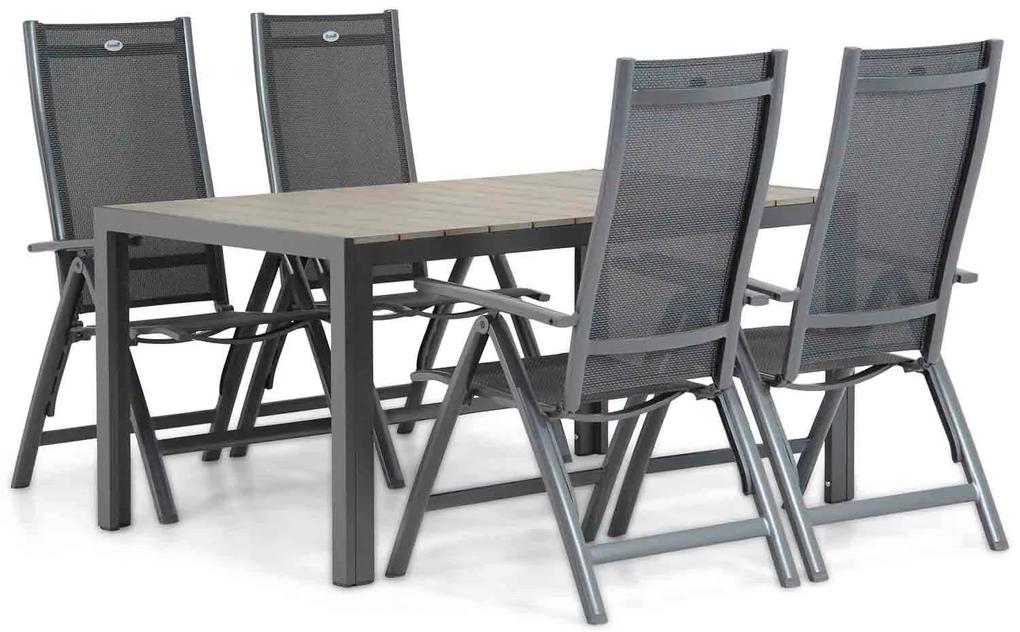 Hartman Royal Club/Young 155cm dining tuinset 5-delig