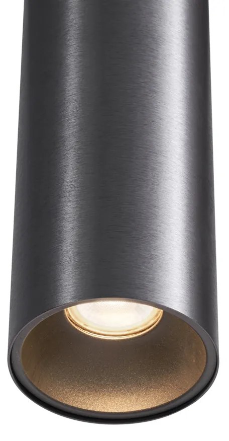 Moderne hanglamp gunmetal GU10 50mm - Tubo