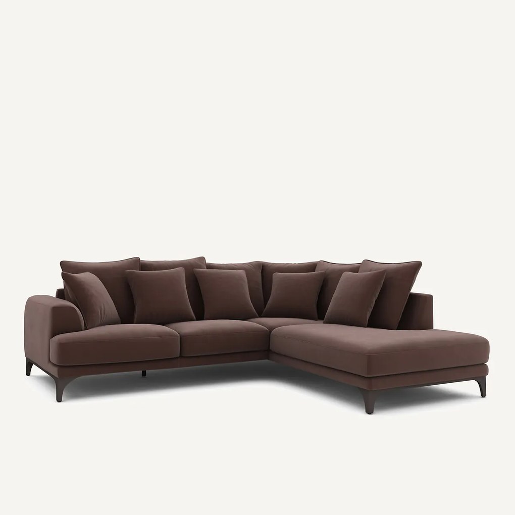 Fluwelen linnen hoekbank, ARMENTO