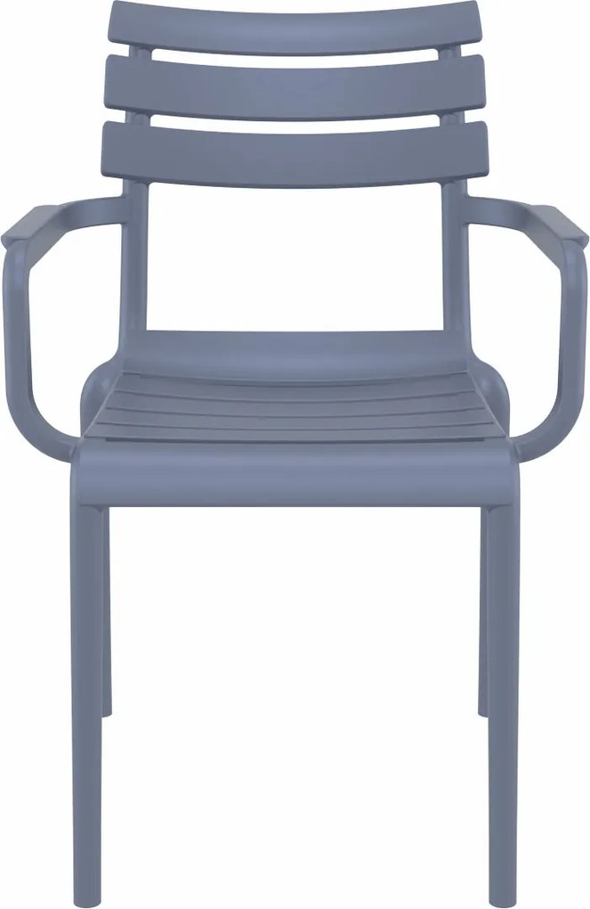 Paris tuinstoel donker grijs - 4 stuks