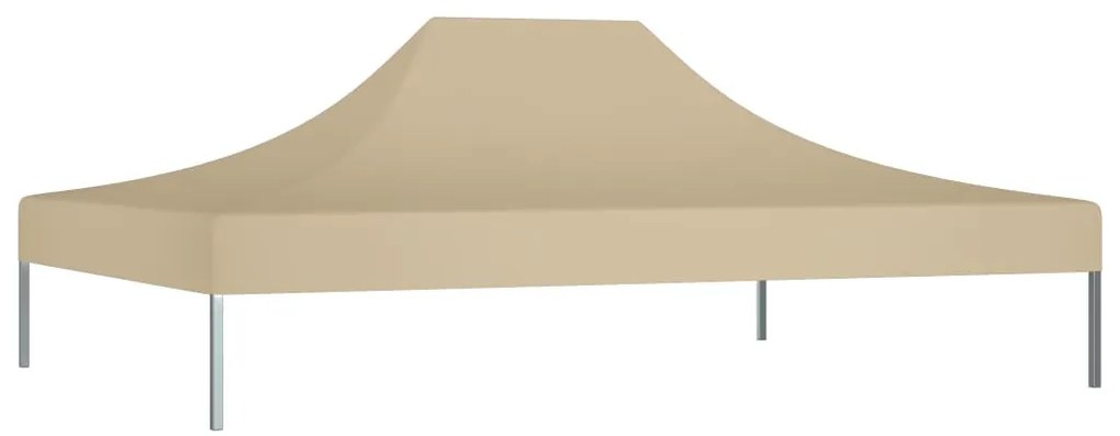 vidaXL Partytentdak 270 g/m² 4,5x3 m beige