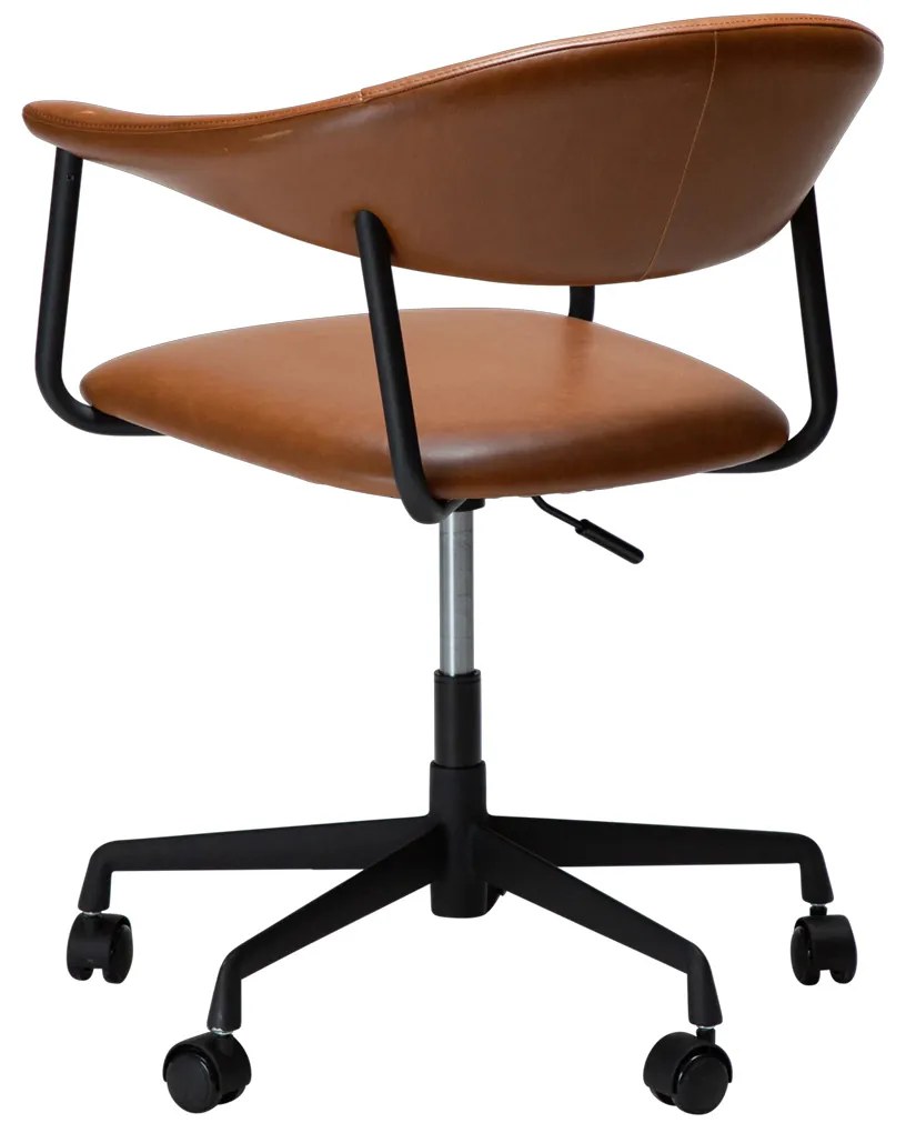 Dan-Form Rover Design Bureaustoel Bruin Kunstleer