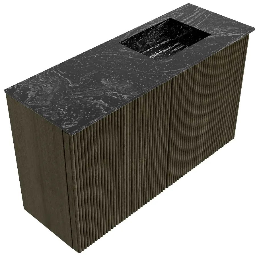Mondiaz Joya DLux 70cm toiletmeubel shadow met wastafel faye rechts 1 kraangat lava