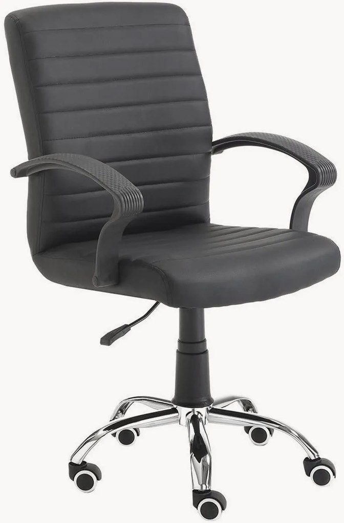 Kunstleren bureaustoel Pany, in hoogte verstelbaar