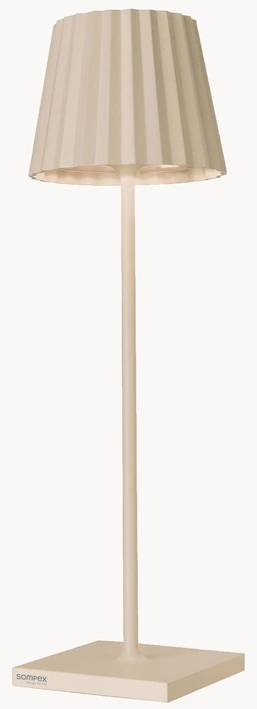 Mobiele dimbare outdoor LED-tafellamp Trellia