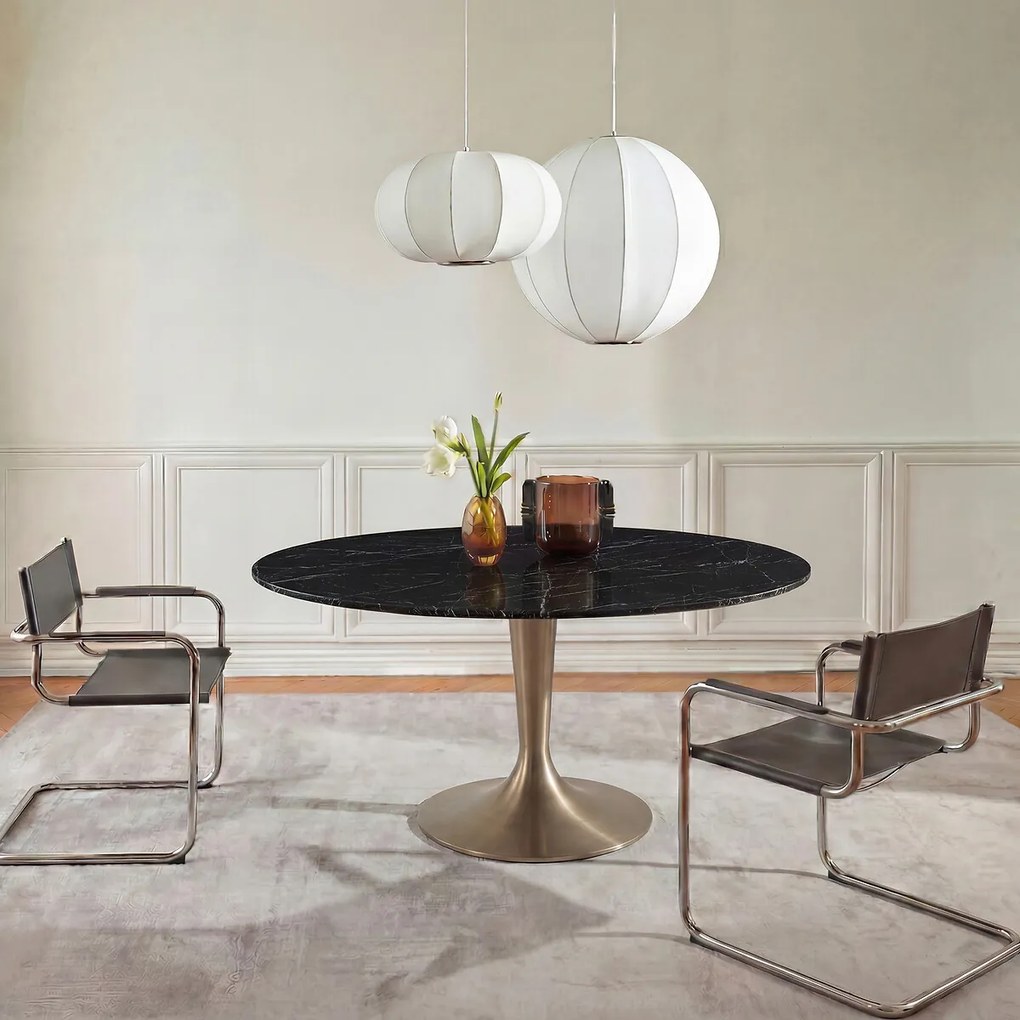 Rond marmeren tafelblad diameter 137 cm, ROUNDO