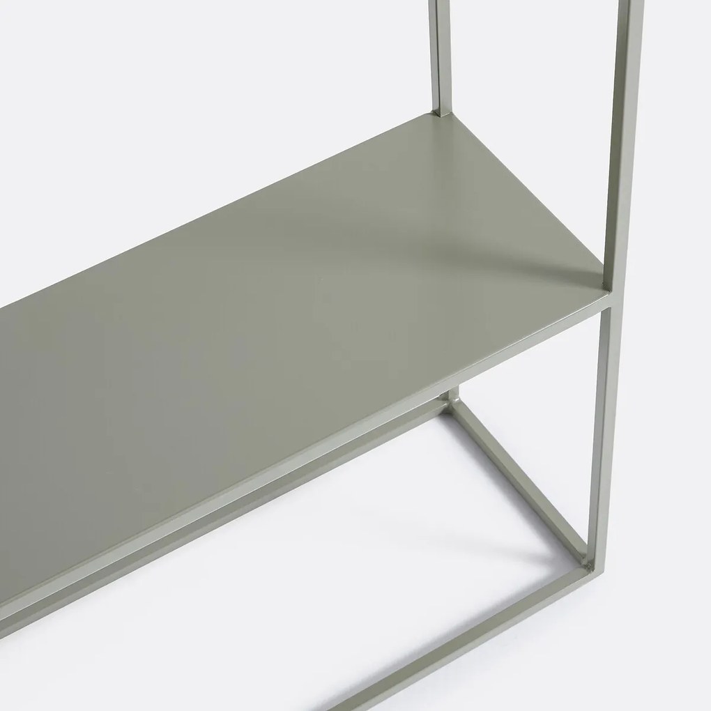 Stalen metalen wandtafel, dubbel blad, Miva